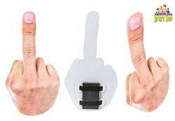 גימיק אצבע משולשת ענקית