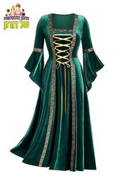 שמלת ימי ביניים ירוקה 2