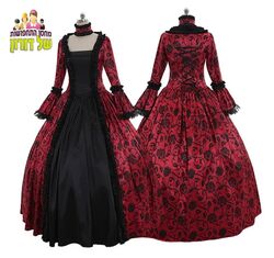 שמלה ויקטוריאנית ימי ביניים - בורדו
