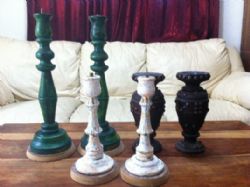 מגוון פמוטי עץ עתיקים