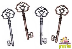 צרור מפתחות עתיקים לטירה