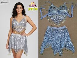 סט רקדנית בטן כסופה