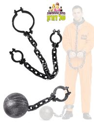 שלשלאות צוואר וידיים לאסיר