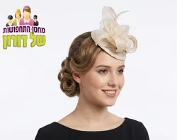 כובעי אופנה אנגלי עם קשת